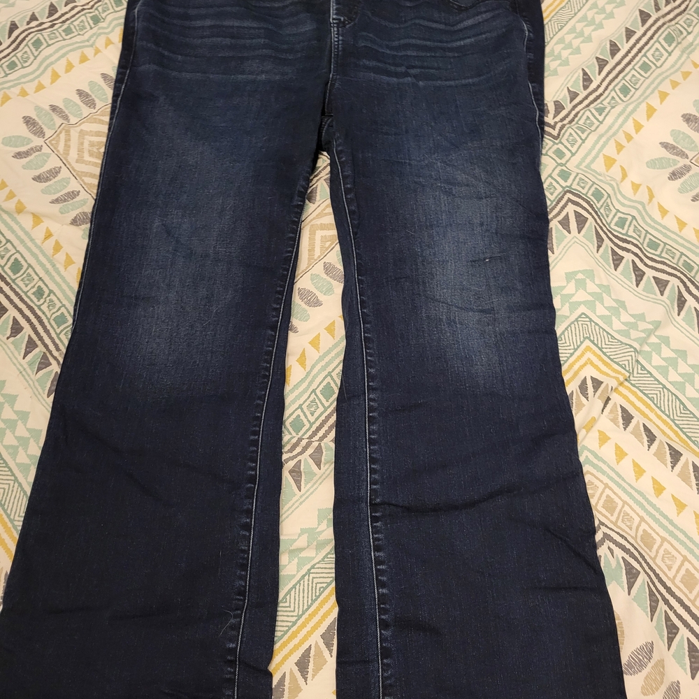 Torrid Dark Blue Boot Cut Lean Jeans
